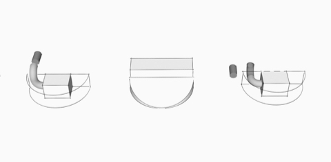 Artistic sketches of Logic Reach components floating against a gray background. Artistic sketches of Logic Reach components floating against a gray background.