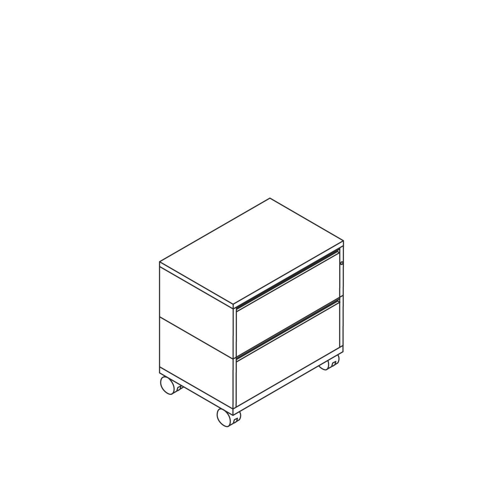 A line drawing - Meridian Lateral File–Mobile A line drawing - Meridian Lateral File–Mobile