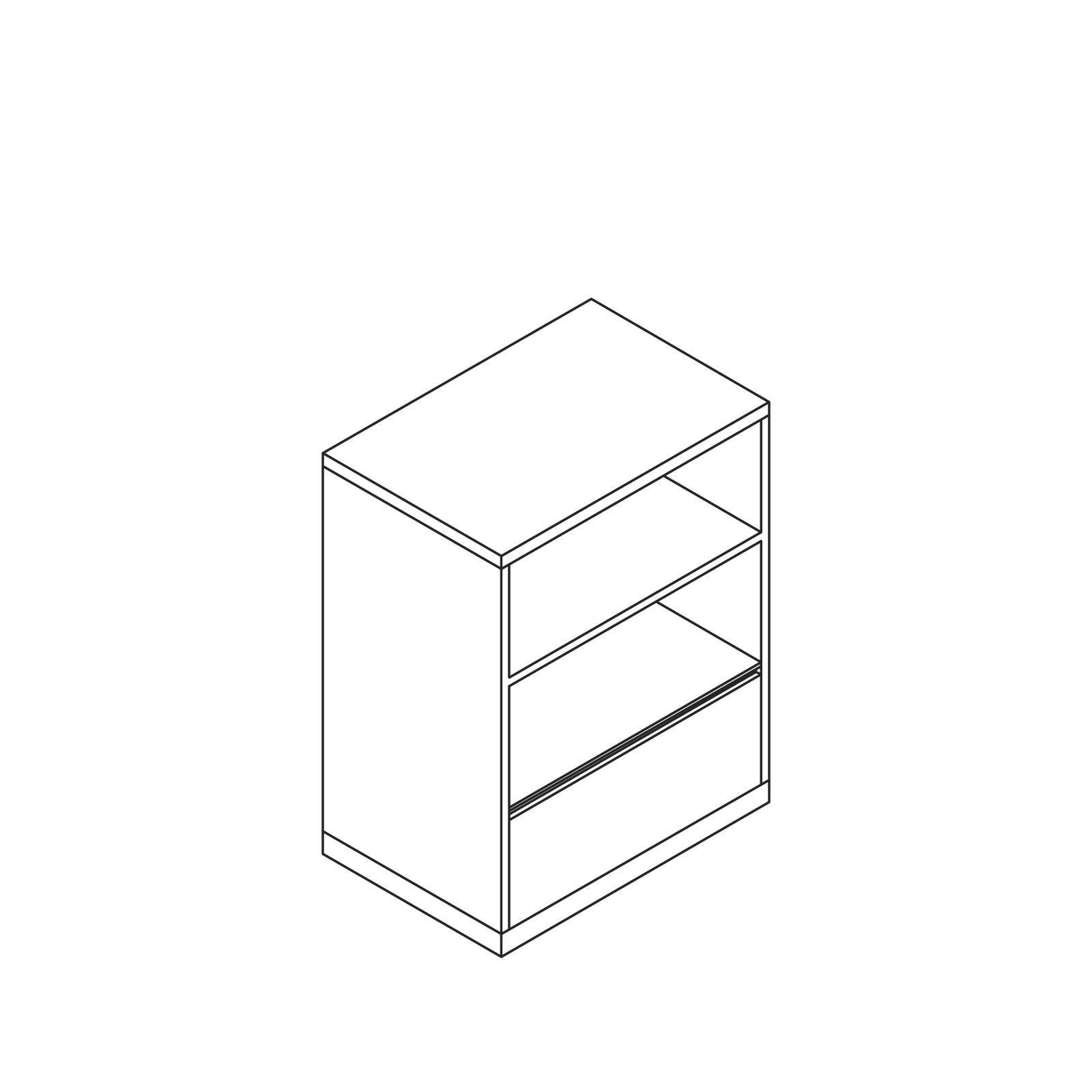 A line drawing - Meridian Powered Storage–Storage Case A line drawing - Meridian Powered Storage–Storage Case
