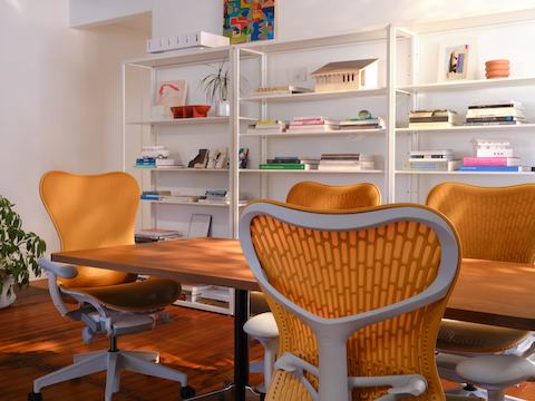Mirra 2 Chair in Ochre and Alpine Mirra 2 Chair in Ochre and Alpine