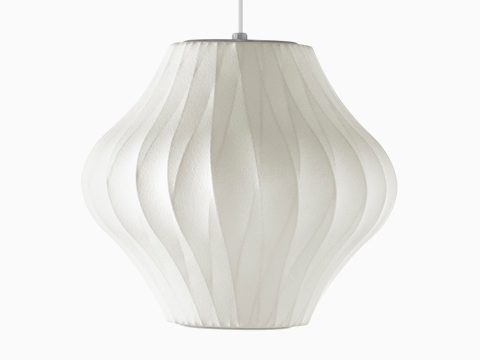 A Nelson Pear CrissCross Bubble Pendant lamp. A Nelson Pear CrissCross Bubble Pendant lamp.