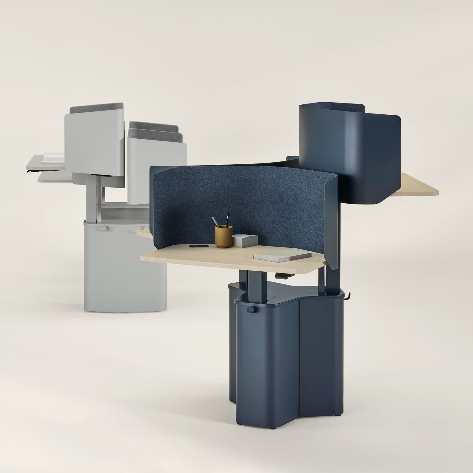 A blue OE1 Micro Pack in a 3-pack configuration, with a grey OE1 Micro Pack in a 4-pack configuration in the background. A blue OE1 Micro Pack in a 3-pack configuration, with a grey OE1 Micro Pack in a 4-pack configuration in the background.