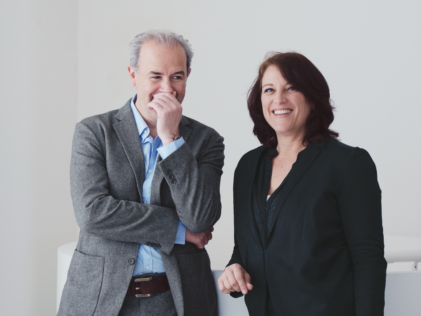 Sam Hecht and Kim Colin, designers of Plex Lounge Furniture. Sam Hecht and Kim Colin, designers of Plex Lounge Furniture.