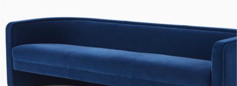 U-Series Sofa upholstered in Maharam Mohair Supreme League. U-Series Sofa upholstered in Maharam Mohair Supreme League.
