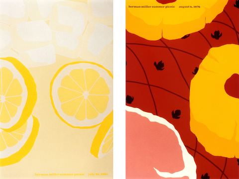 LEFT: 1980 Lemonade Poster RIGHT: 1976 Ham Poster LEFT: 1980 Lemonade Poster RIGHT: 1976 Ham Poster