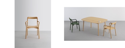 Mattiazzi Branca Table and Chairs, Industrial Facility Mattiazzi Branca Table and Chairs, Industrial Facility
