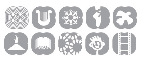 1968 - Olympic Cultural Program (10 of 19 cultural icons shown) 1968 - Olympic Cultural Program (10 of 19 cultural icons shown)